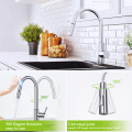 Aquacubic CUPC Certified Touch switch Kitchen Faucet, Pull Down Faucet with Pull Out Sprayer